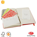 Fancy diary hardcover paper notebook with pocket